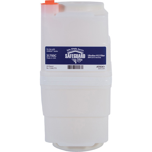 Filtre pour aspirateurs portables SafeGuard 360, Cartouche, Pour 1 gal. US EastCoast Offshore Supplies