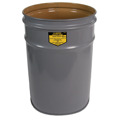 Cease-Fire&reg; Grey Smoking Receptacle Drum EastCoast Offshore Supplies