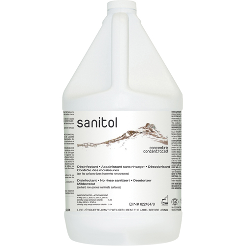 Assainissant & d&eacute;sodorisant Sanitol super concentr&eacute;, 4 L, Cruche EastCoast Offshore Supplies
