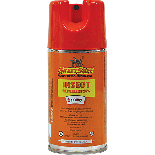 Insectifuge SkeetSafe, DEET &agrave; 25 %, A&eacute;rosol, 3,9 oz EastCoast Offshore Supplies