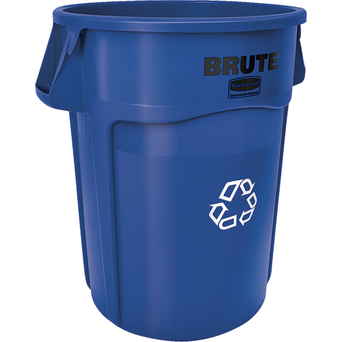 Contenants ronds pour le recyclage BRUTE, Vrac, Plastique, 44 gal. US EastCoast Offshore Supplies