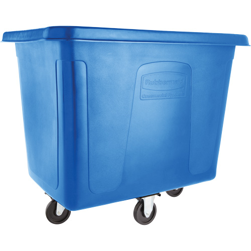 Cube Truck, Black Recycled Plastic, 38" L x 26" W x 28" H, 8 cu. Ft Volume, 300 lbs. Capacity EastCoast Offshore Supplies