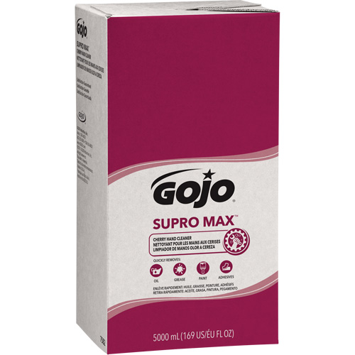 SUPRO MAX Hand Cleaner or GOJO&reg; PRO TDX Dispenser, Lotion, 5000 ml, Refill, Cherry EastCoast Offshore Supplies