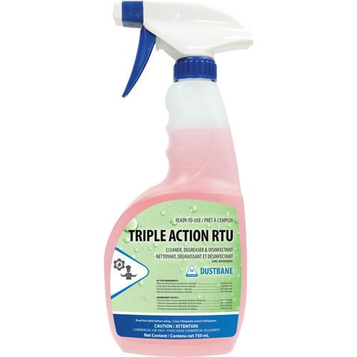 Action triple - nettoyant, d&eacute;graissant et d&eacute;sinfectant, 750 ml, Bouteille &agrave; g&acirc;chette EastCoast Offshore Supplies