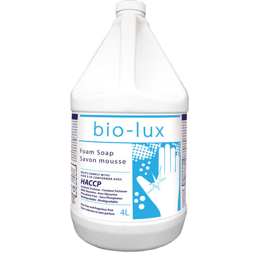 Bio-Lux Antimicrobial Soap, Foam, 4 L, Unscented EastCoast Offshore Supplies