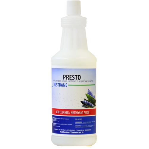 Presto Disinfectant Bowl Cleaner, 1 L, Bottle EastCoast Offshore Supplies