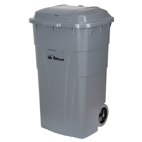Roll Out Garbage Bin, Polyethylene, 65 US gal. EastCoast Offshore Supplies
