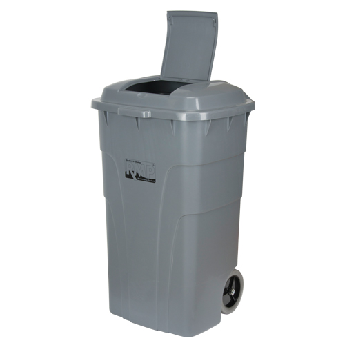Roll Out Garbage Bin, Polyethylene, 65 US gal. EastCoast Offshore Supplies