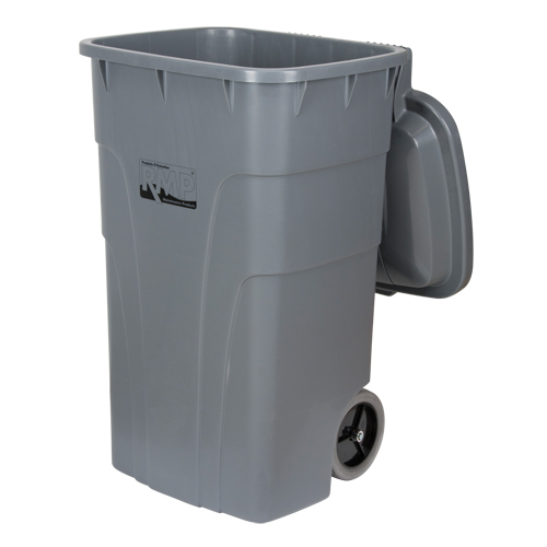 Roll Out Garbage Bin, Polyethylene, 65 US gal. EastCoast Offshore Supplies