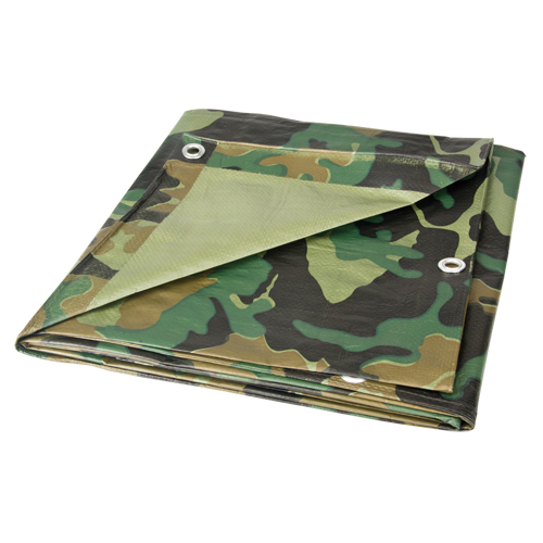 Tarp, Heavy-Duty, Camouflage, 6' x 8' x 6 mils EastCoast Offshore Supplies