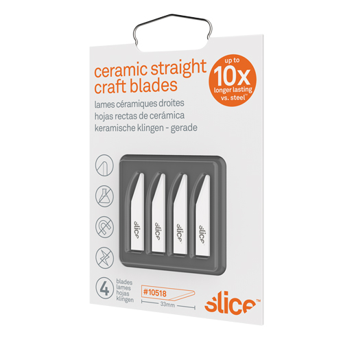 Slice Rounded-Tip Ceramic Straight Edge Knife Blades, Single Style EastCoast Offshore Supplies
