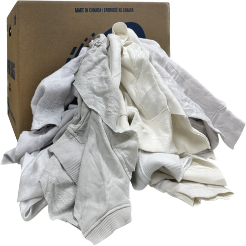 Wiping Rags, Fleece, White, 20 lbs. EastCoast Offshore Supplies
