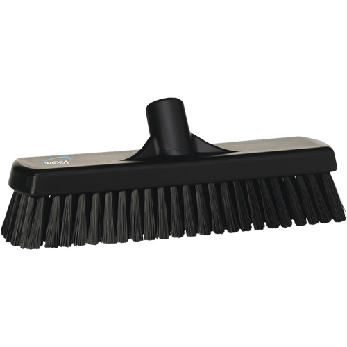 Balai-brosse pour planchers et mur, Crins Ferme, 12", Polyester, Noir EastCoast Offshore Supplies