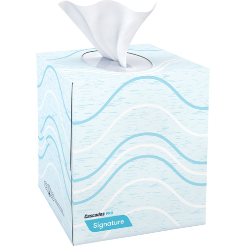 Papier-mouchoir Pro Signature, 2 pli, 8" lo x 8" la, 90 feuilles/boîte EastCoast Offshore Supplies