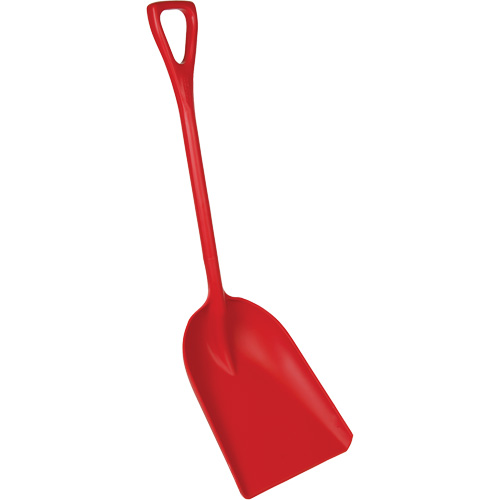 Pelle en un seul morceau pour la transformation des aliments, Lame 14" x 17", Longueur de 42-1/2", Plastique, Rouge EastCoast Offshore Supplies