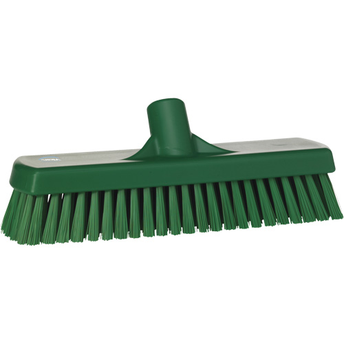 Deck & Wall Scrub Brush, Stiff Bristles, 12", Polyester, Green EastCoast Offshore Supplies