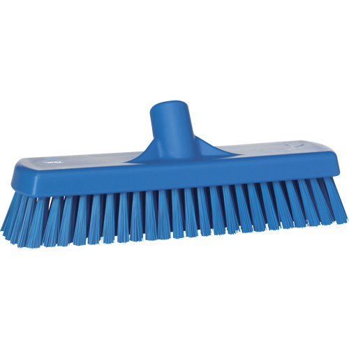 Deck & Wall Scrub Brush, Stiff Bristles, 12", Polyester, Blue EastCoast Offshore Supplies