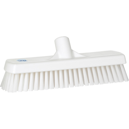 Deck & Wall Scrub Brush, Stiff Bristles, 12", Polyester, White EastCoast Offshore Supplies