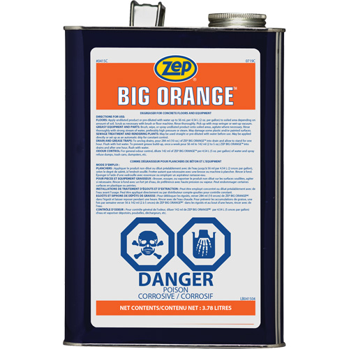 Big Orange Citrus Industrial Degreaser, 3.78 L EastCoast Offshore Supplies