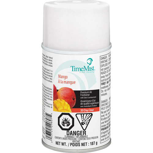 TimeMist&reg; Industrial Strength Air Freshener, Mango, Aerosol Can/Cartridge EastCoast Offshore Supplies