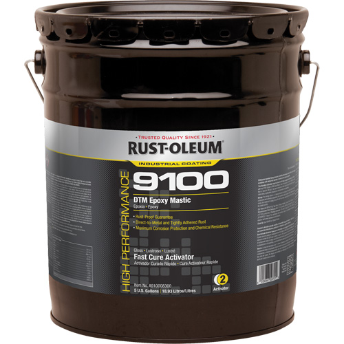 Activateur pour s&eacute;chage rapide pour mastic &eacute;poxy DTM du syst&egrave;me 9100, 5 gal., Seau EastCoast Offshore Supplies