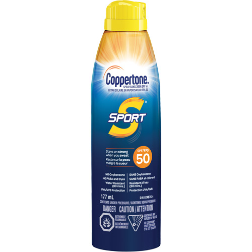 Sport&reg; Water Resistant Sunscreen, SPF 50, Aerosol EastCoast Offshore Supplies
