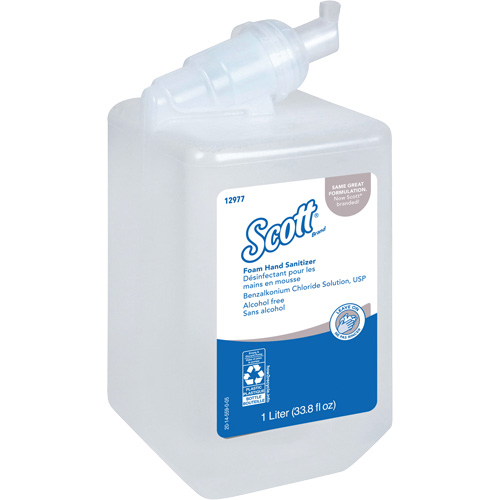 D&eacute;sinfectant en mousse sans alcool pour les mains Essential de Scott, 1000 ml, Cartouche de recharge, 0% alcool EastCoast Offshore Supplies