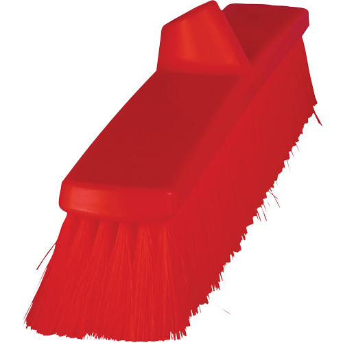 ColorCore Push Broom, Fine Bristles, 24", Polypropylene, Red EastCoast Offshore Supplies