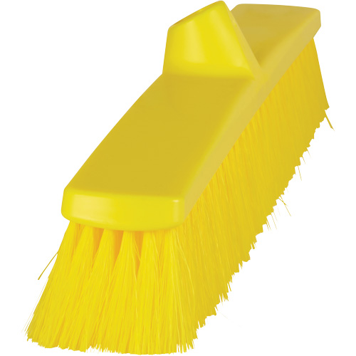 ColorCore Push Broom, Fine Bristles, 24", Polypropylene, Yellow EastCoast Offshore Supplies