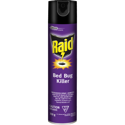 Insecticide pour punaises de lit Raid, 350 g, Canette a&eacute;rosol, &agrave; base de solvant EastCoast Offshore Supplies