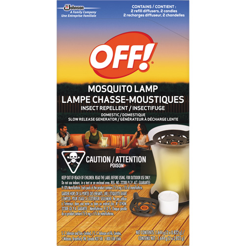 OFF! PowerPad&reg; Mosquito Repellent Lamp Refills, DEET Free, Refill, 1.644 g EastCoast Offshore Supplies