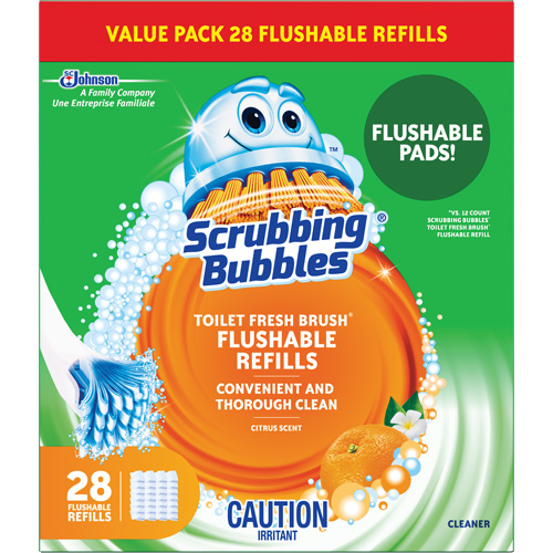 Recharge de tampons pour la brosse pour cuvettes Scrubbing Bubbles Fresh Brush, Recharge EastCoast Offshore Supplies