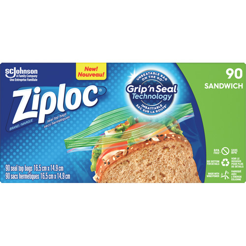 Sacs &agrave; sandwichs Ziploc EastCoast Offshore Supplies