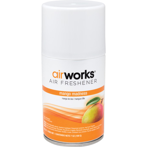 AirWorks&reg; Metered Air Fresheners, Mango Madness, Aerosol Can EastCoast Offshore Supplies