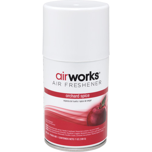 AirWorks&reg; Metered Air Fresheners, Orchard Spice, Aerosol Can EastCoast Offshore Supplies