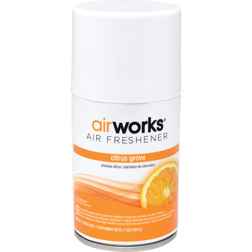 AirWorks&reg; Metered Air Fresheners, Citrus Grove, Aerosol Can EastCoast Offshore Supplies