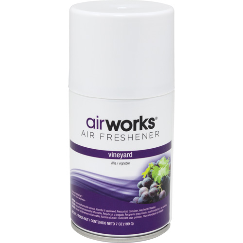 AirWorks&reg; Metered Air Fresheners, Vineyard, Aerosol Can EastCoast Offshore Supplies