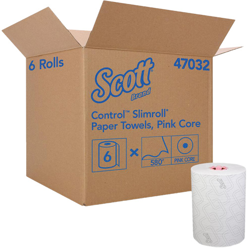 Serviettes Slimroll* de Scott en rouleau dur, 1 pli, Standard, 580' lo EastCoast Offshore Supplies