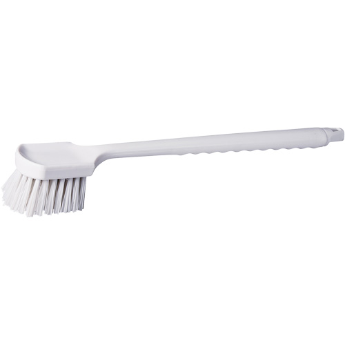 Long Handle Pot Brush, 20" L, Polypropylene Bristles, White EastCoast Offshore Supplies