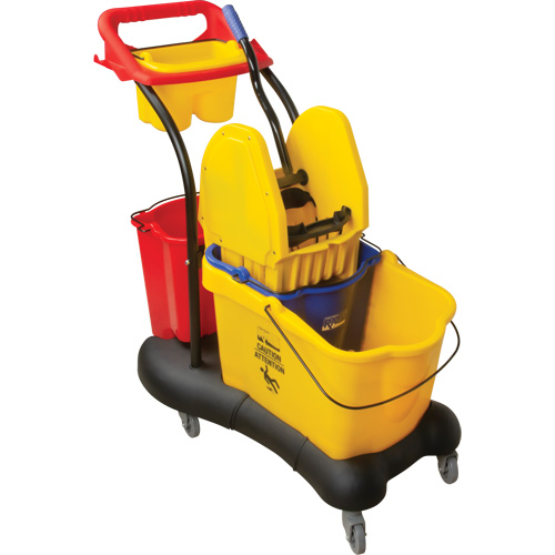 Multifunctional Mop Trolley, Down Press, 9.5 US Gal.(38 Quart), Yellow EastCoast Offshore Supplies
