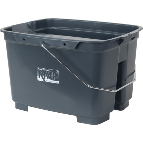 Dual Compartment Bucket, 4.75 US Gal. (19 qt.) Capacity, Grey EastCoast Offshore Supplies
