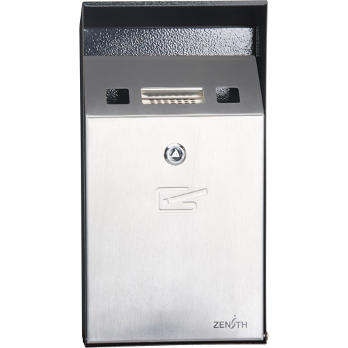 Smoking Receptacle, Wall-Mount, Stainless Steel, 1 Litre Capacity, 11-4/5" Height EastCoast Offshore Supplies