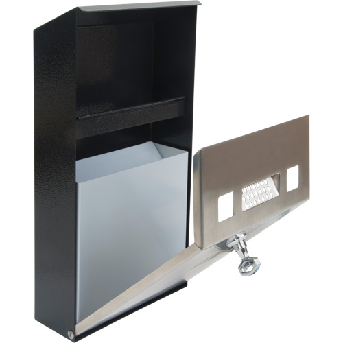 Smoking Receptacle, Wall-Mount, Stainless Steel, 1 Litre Capacity, 11-4/5" Height EastCoast Offshore Supplies