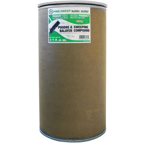 Pine Sweep Dust Buster Sweeping Compound, Drum, 220.46 lbs. (100 kg) EastCoast Offshore Supplies