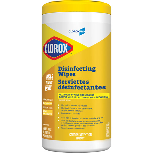 Lingettes d&eacute;sinfectantes, 75 lingettes EastCoast Offshore Supplies