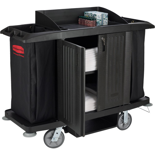 Executive Full-Size Housekeeping Cart with Doors EastCoast Offshore Supplies