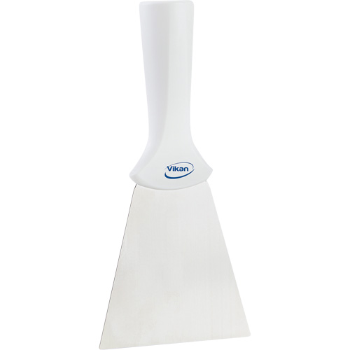 Handle-Mounted Stainless Steel Scraper, White, 4" W x 8" L EastCoast Offshore Supplies