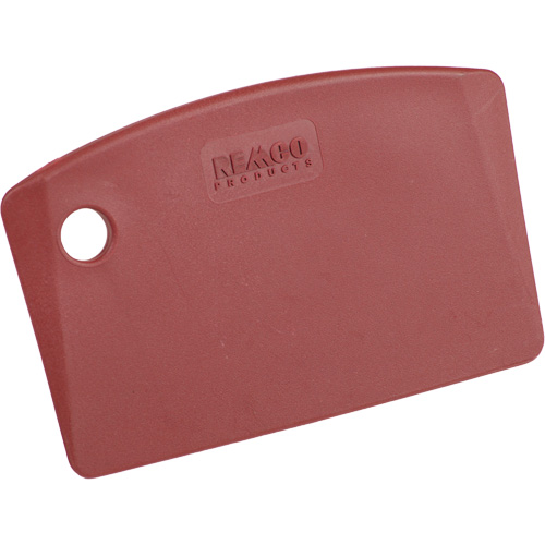 Metal Detectable Mini Bench Scraper, Red, 5-1/4" W x 3-2/5" L EastCoast Offshore Supplies