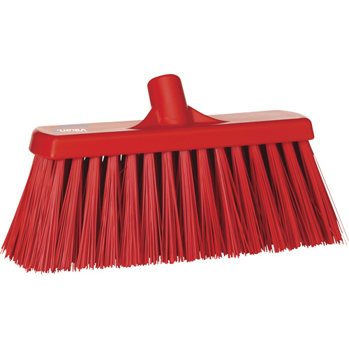 Balai-brosse robuste, Crins Ferme, 13", Polyester, Rouge EastCoast Offshore Supplies