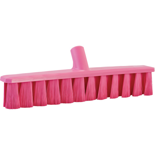 UST Soft Push Broom, Fine Bristles, 15-1/4", Polyester, Pink EastCoast Offshore Supplies